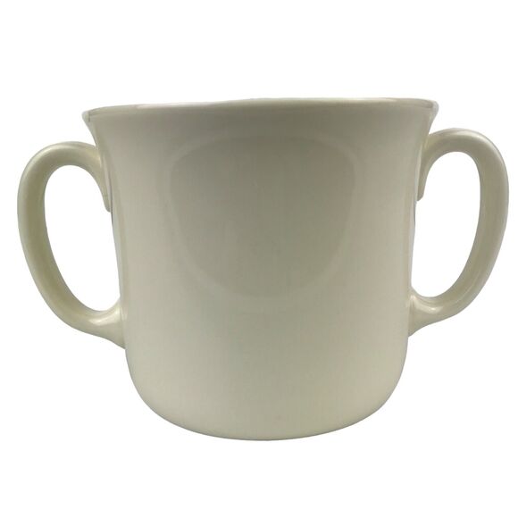 Vintage English Decorated Bone China Mug Two Handle Nursery Rhyme Rub-A-Dub Dub - Picture 4 of 7